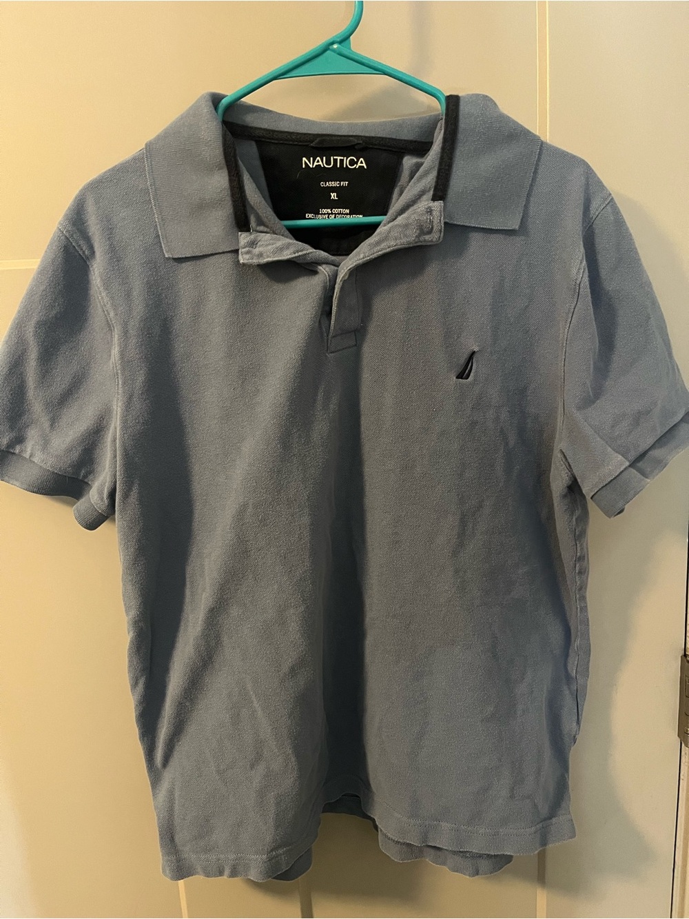 Nautica Men's Polo Shirt in Slate Blue